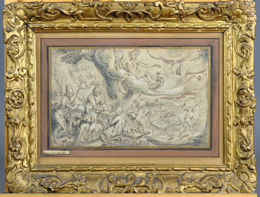 Karl van Mander allegory painting. Manatee Galleries image.